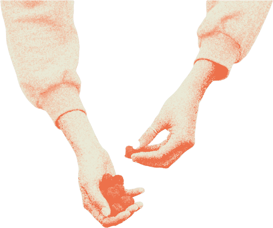 Duotone Rough Photocopied Raspberries