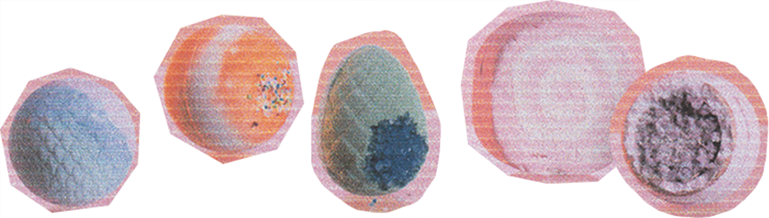 Scanned Cutout Bath Bombs